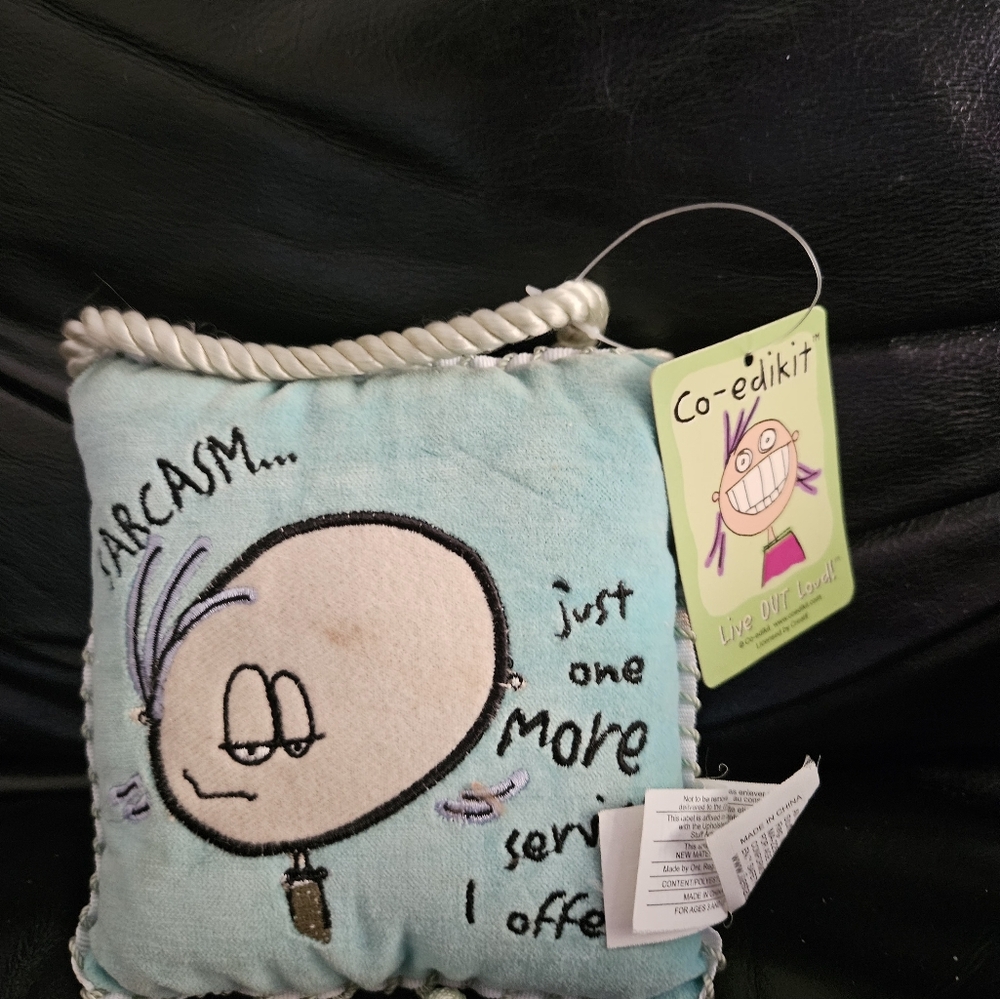 Small plush pillow